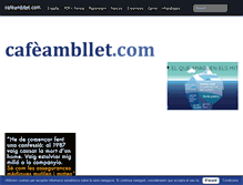 Tablet Screenshot of cafeambllet.com